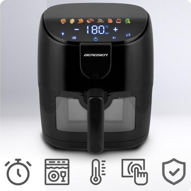 Berdsen, frytkownica beztłuszczowa, air fryer, 4l