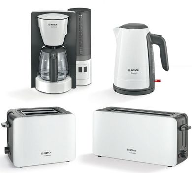 Bosch, czajnik bezprzewodowy, TWK 6A011, biały, 1.7l