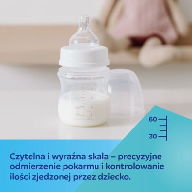 Canpol babies, EasyStart, Newborn baby, butelka antykolkowa, 240 ml, beżowe serduszka, 3m+