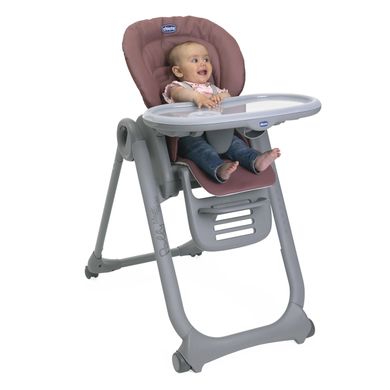 Chicco, Polly Magic, Relax 4, krzesełko do karmienia z funkcją leżaczka, Mauve