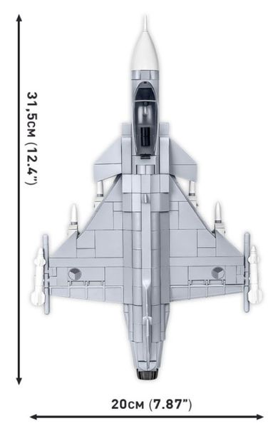 Cobi, Armed Forces, Szwedzki myśliwiec wielozadaniowy Saab JAS 39 Gripen C, klocki, 465 elementów