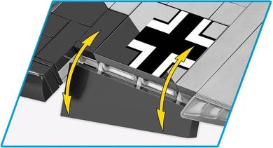 Cobi, Historical Collection WWII, Messerschmitt Bf 109 E-3, klocki, 333 elementy