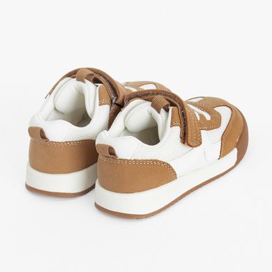 Cool Club, Buty sportowe chłopięce, ecru-brązowe, podeszwa Barefoot
