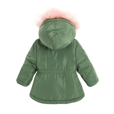 Cool Club, Kurtka zimowa dziewczęca, khaki, Cute girl