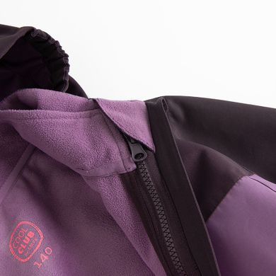 Cool Club, Wodoszczelna kurtka dziewczęca z kapturem, 3w1, Kurtka softshell, fioletowa