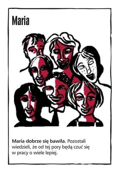 Czarne Historie, Biuro, gra karciana
