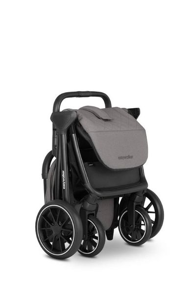 Easywalker, Jackey XL, samoskładający się wózek spacerowy z kołami XL, Marble Grey