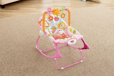 Fisher-Price, fotelik-bujaczek, różowy