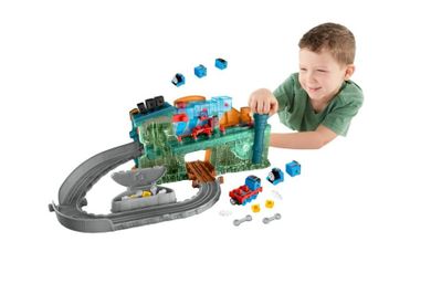 Fisher-Price, Tomek i Przyjaciele, Take-n-Play, Fabryka lokomotywek, zestaw