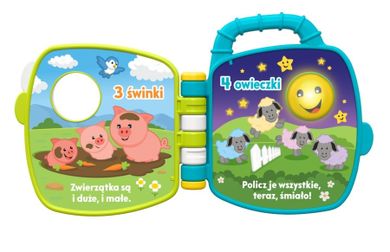 Fisher-Price, Wielka Siostrzyczka Szczeniaczka + Liczymy zwierzątka, książeczka interaktywna GRATIS