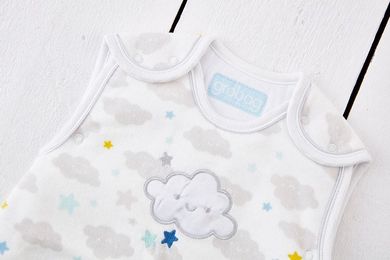 Gro Company, Grobag Sleepy Sky, śpiworek zimowy, grubość 3,5 tog, 6-18m