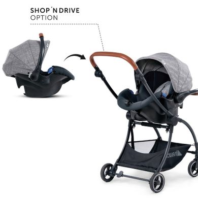 Hauck, Comfort Fix, fotelik, od 13 kg, melange grey