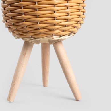 Homla, Florsu, kwietnik na nóżkach, beżowy, 21-33 cm