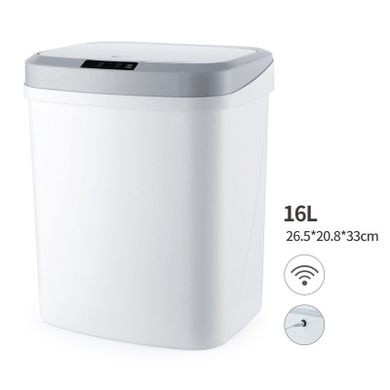 Intel, automatyczny kosz na śmieci z inteligentnym czujnikiem, 16l, biały/akumulator