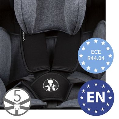 Kidwell, Orbit, fotelik samochodowy, czarny, 0-36 kg