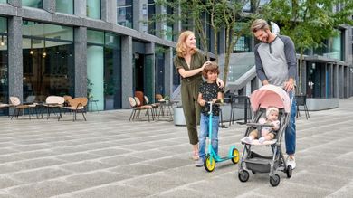 Kinderkraft, Pilot, wózek spacerowy, różowy