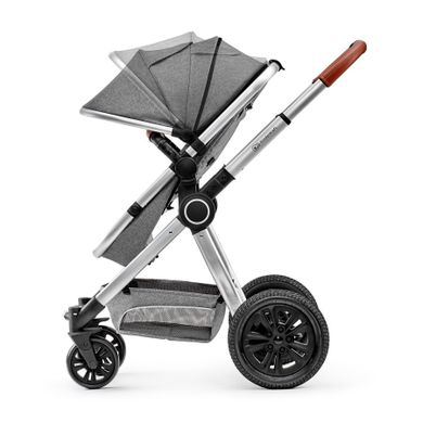 Kinderkraft, Veo, wózek wielofunkcyjny 2w1, 0-15 kg, szary