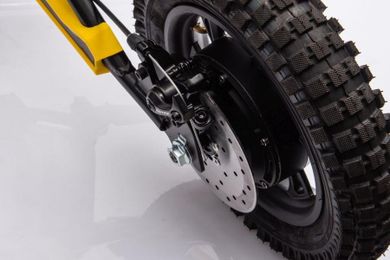 Lean Cars, A9901, motor crossowy, pojazd na akumulator, żółty