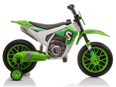Lean Toys, Motor, pojazd na akumulator, zielony