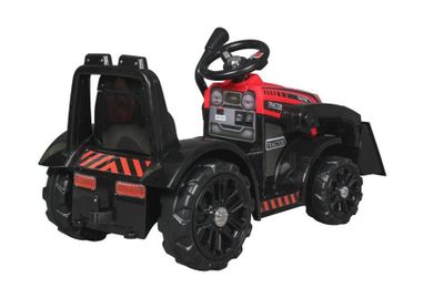 Lean Toys, Traktor, pojazd na akumulator z łyżką, czerwony
