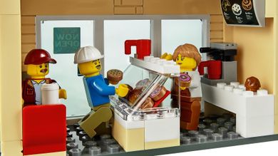 LEGO City, Otwarcie sklepu z pączkami, 60233