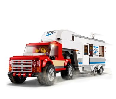 LEGO City, Pickup z przyczepą, 60182