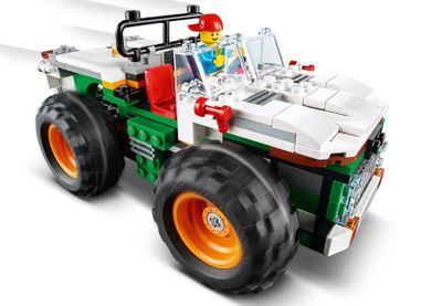 LEGO Creator, Monster truck z burgerami, 31104