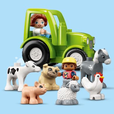 LEGO DUPLO, Stodoła, traktor i zwierzęta gospodarskie, 10952