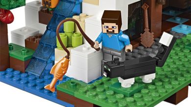 LEGO Minecraft, Baza pod wodospadem, 21134