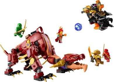 LEGO NINJAGO, Lawowy smok zmieniający się w falę ognia, 71793