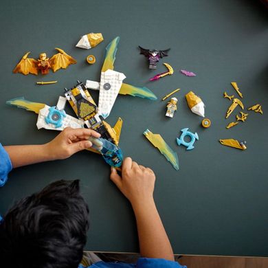 LEGO NINJAGO, Złoty smoczy odrzutowiec Zane’a, 71770
