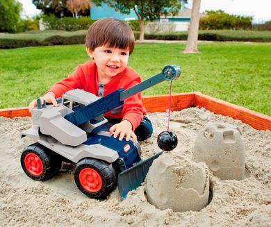 Little Tikes, Dirt Digger, buldożer z kulą do burzenia