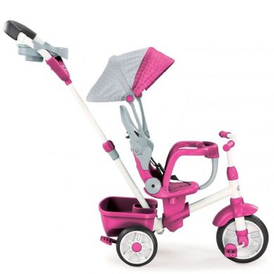 Little Tikes, Perfect Fit, rowerek trzykołowy 4w1, różowy