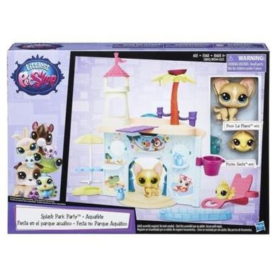 Littlest Pet Shop, Zwierzakowe miejsca, Park wodny, zestaw z figurką