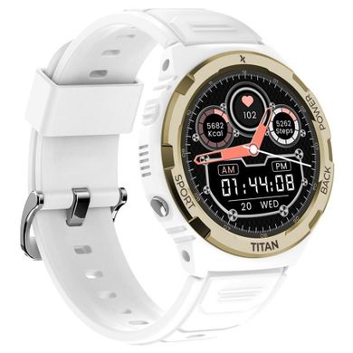 Maxcom, FW100 Titan Valkiria, smartwatch, biały