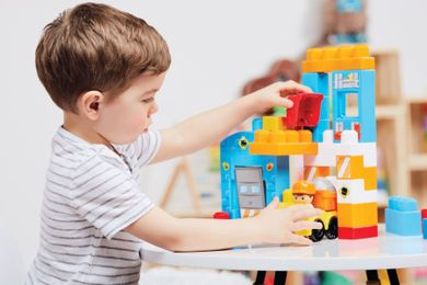 Mega Bloks, First Builders, Wesoły plac budowy, klocki, 31 elementów