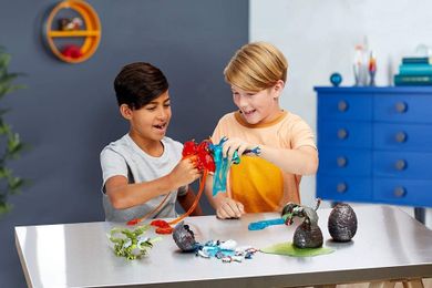 Mega Construx, Breakout Beasts, jajo niespodzianka z figurką i slimem, 1 szt.