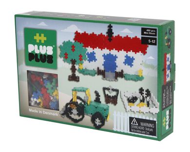 Plus-Plus, Mini Basic, farma, klocki, 480 szt.