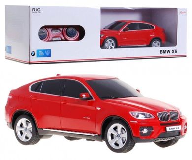 Rastar, BMW X6, pojazd zdalnie sterowany, czerwony, 1:24