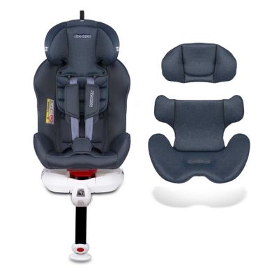 Ricokids, Stigo, fotelik samochodowy z daszkiem, obrotowy 360°, 0-36 kg, granatowy
