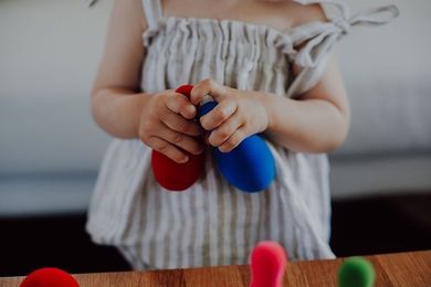 Rubbabu, sensoryczny zestaw do gry w kręgle