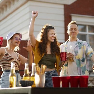 Ruhhy, gra beer pong, 50 kubeczków