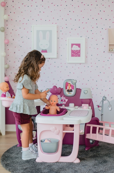 Smoby, Baby Nurse, Kącik opiekunki, domek dla lalki