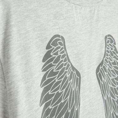 Szara koszulka basic z bawełny czesanej NOWEAR