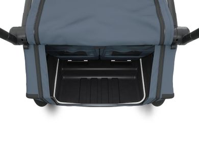 Thule, Chariot Cab, przyczepka rowerowa dla dziecka, podwójna, Dark Slate