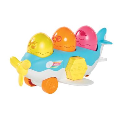 Tomy, Toomies, samolot z jajeczkami 2w1, zabawka interaktywna