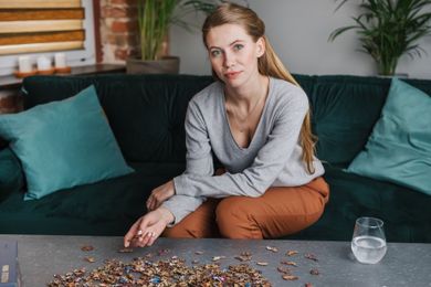 Trefl, Nowy Jork - kolaż, puzzle drewniane, 1000 elementów