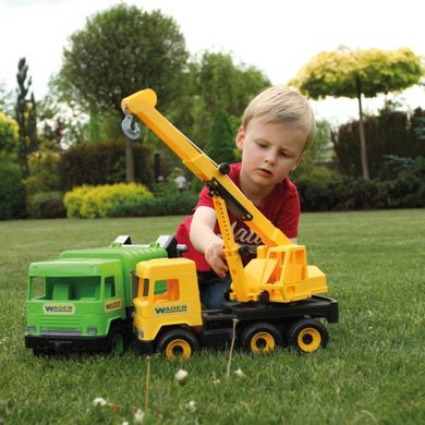 Wader, Middle Truck, dźwig, żółty