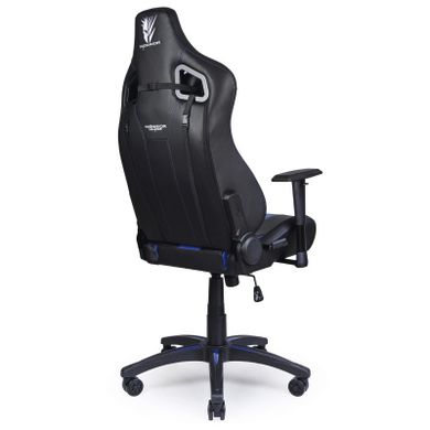Warrior Chairs, fotel gamingowy, Dragon, niebieski