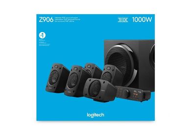 Zestaw Głośników Logitech Z-906 980-000468, 5.1; Kolor, czarny